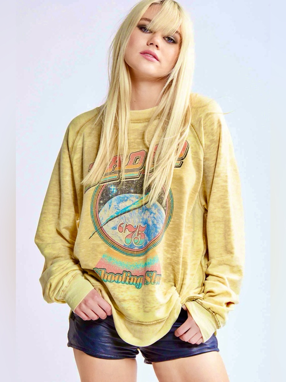 Bad Company 1975 Shooting Star Oversized Sweatshirt RECYCLED KARMA